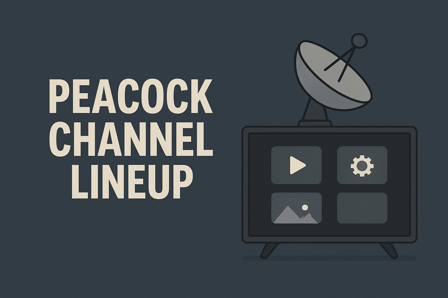 peacock channel lineup